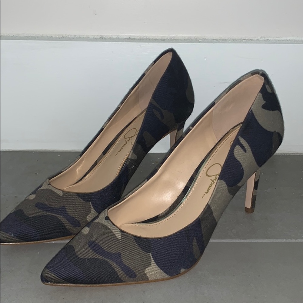 Jessica Simpson Army heels